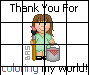 Thank You For Coloring My World